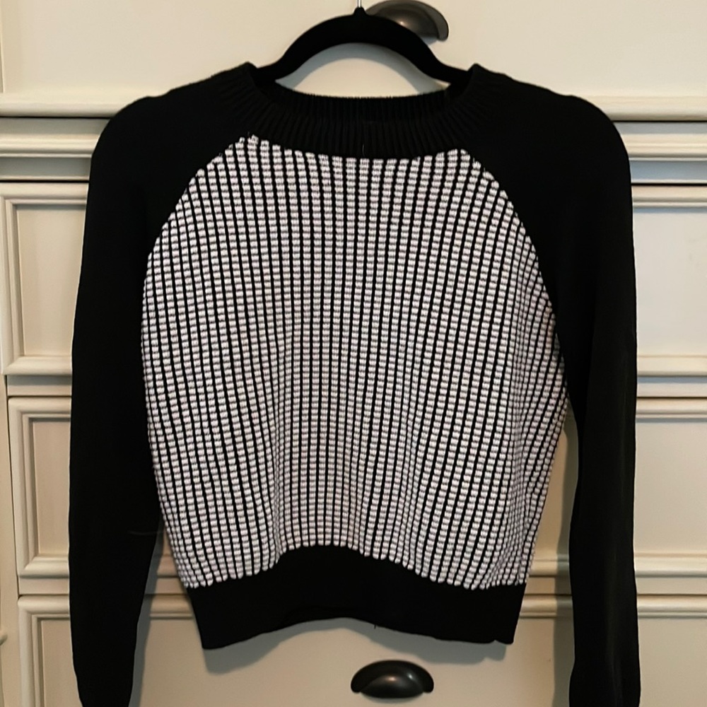 ModCloth black and white sweater